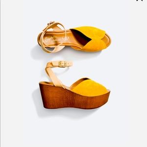Seychelles Laugh More suede platform wedge
